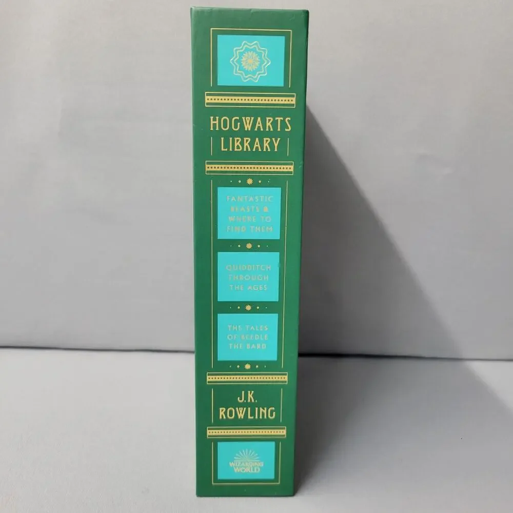 Hogwarts Library Box Set J.K. Rowling Hardcover Tales Beedle Bard Fantastic Book